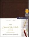 KJV -  Comfort Print Journal the Word Bible, Brown